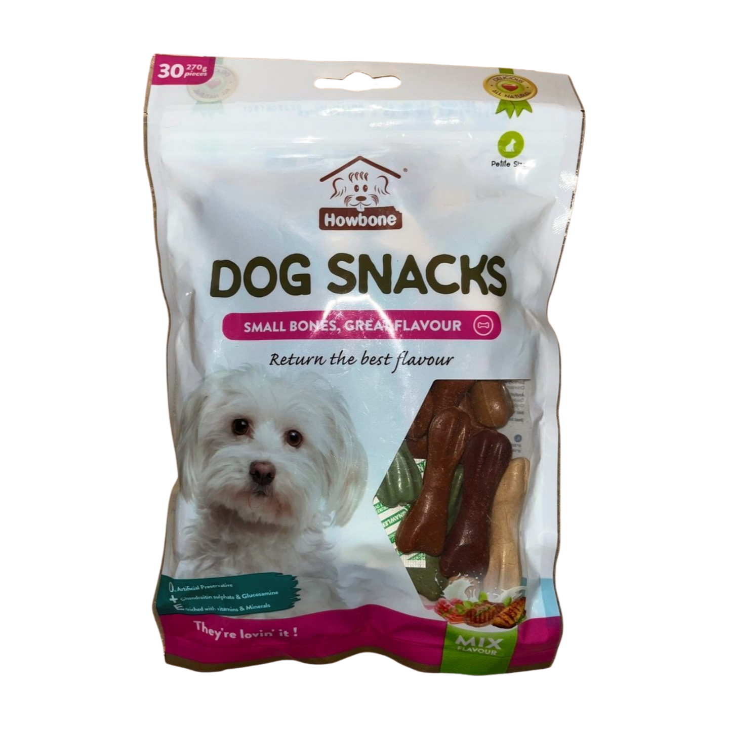 Howbone Dog Snacks Mix Flavor Treats 270g