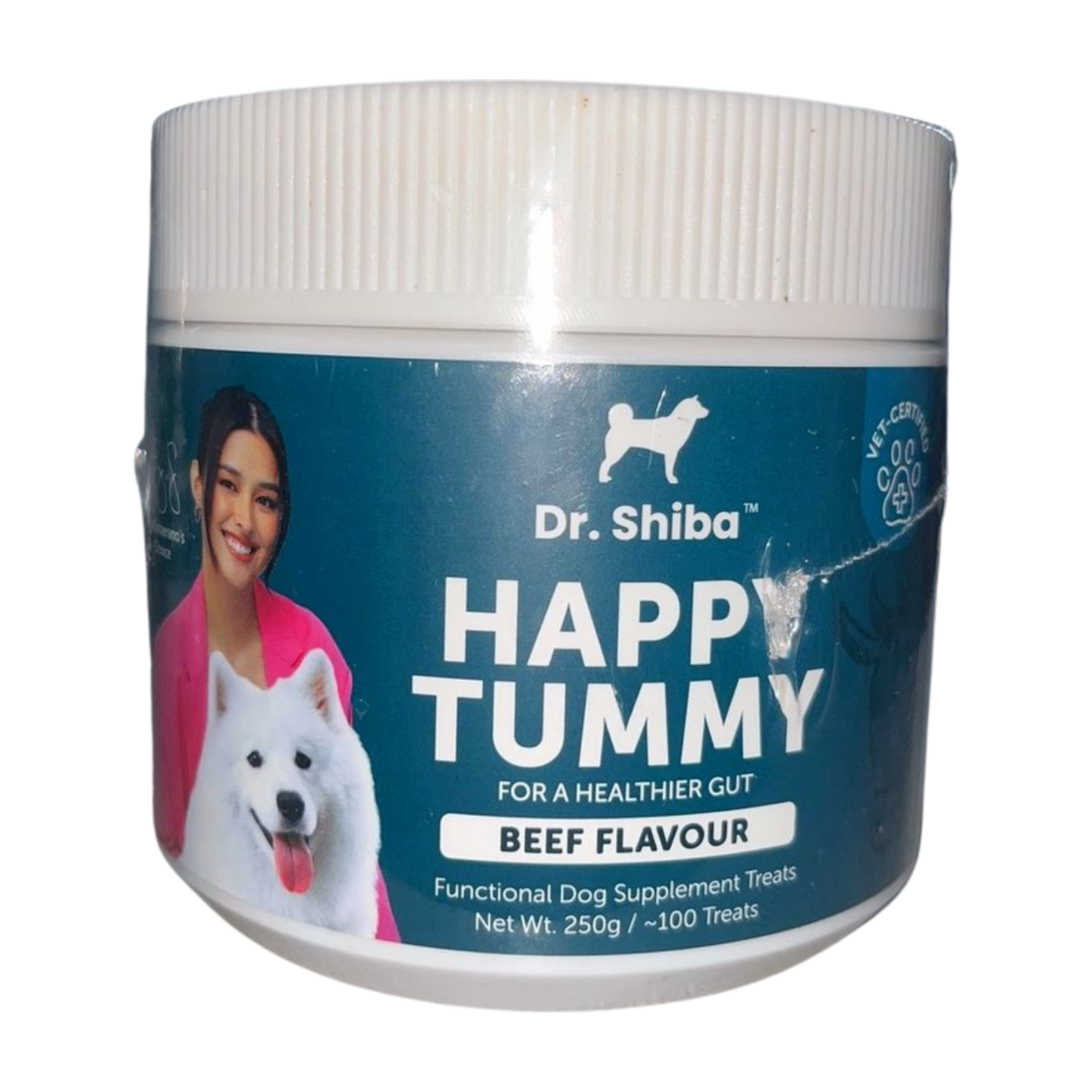 Dr Shiba Happy Tummy Treats for Dogs Beef Flavor