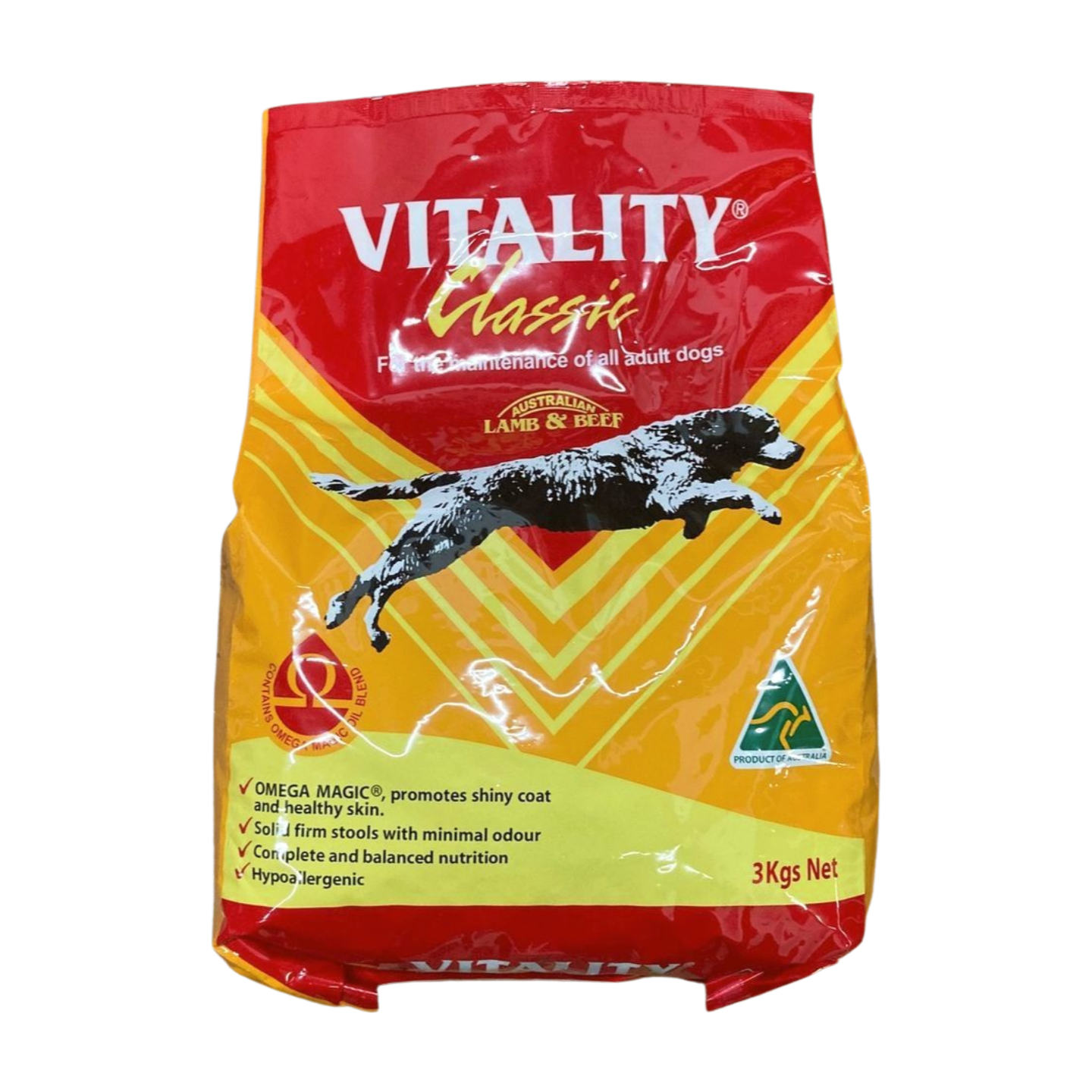 Vitality Classic Adult Dry Dog Food 3kg