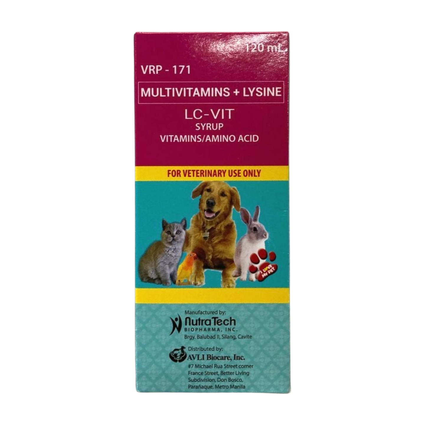 LC-Vit Pet Multivitamins Syrup 120ml