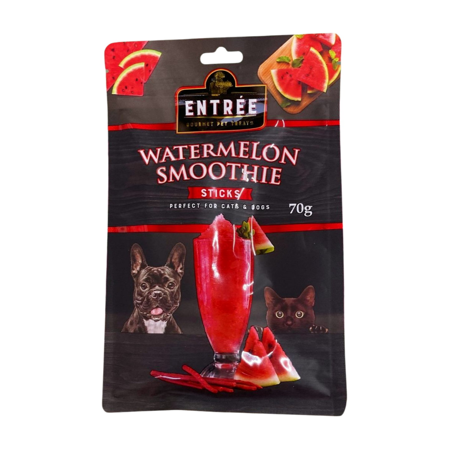 Entree Gourmet Treats Watermelon Smoothie 70g for Cat & Dog