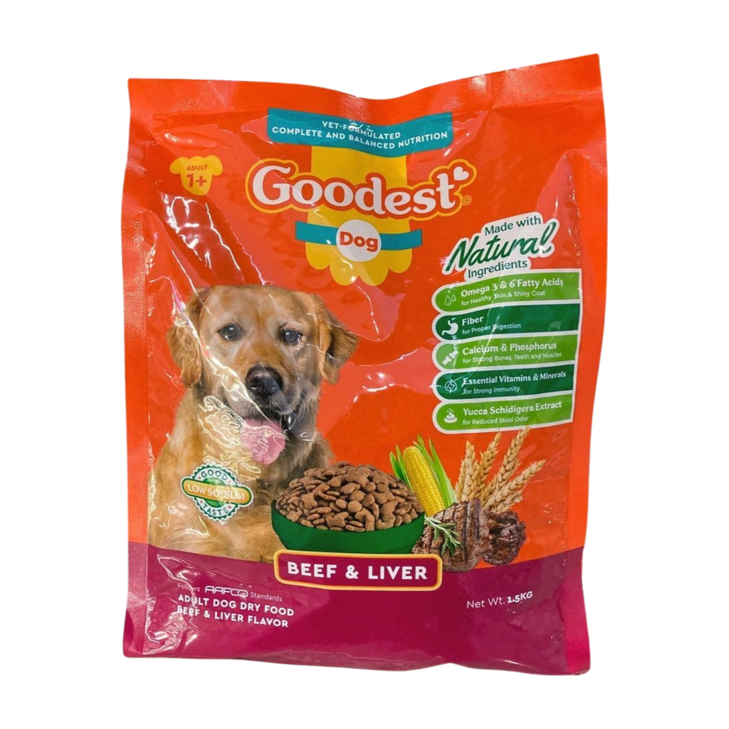 Goodest Dry Dog Food Beef & Liver 1.5kg