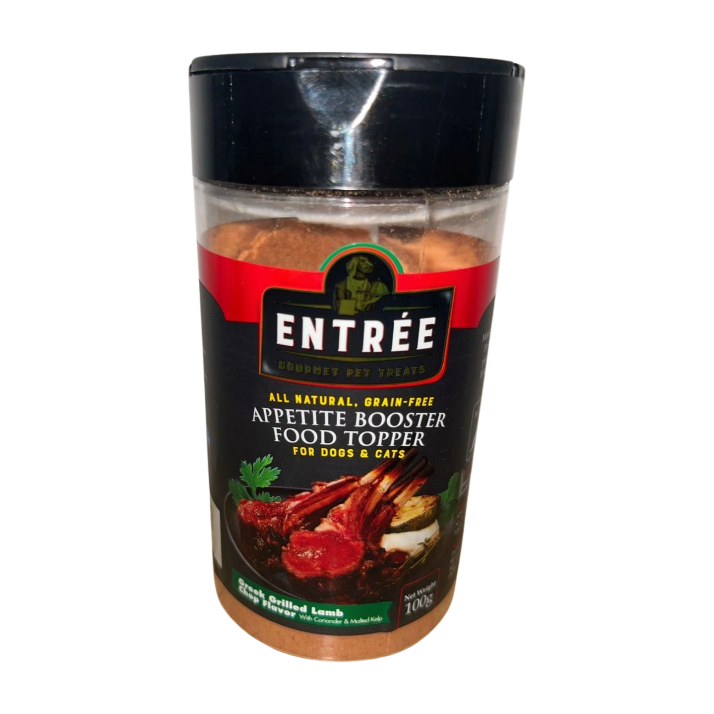 Entree Appetite Booster Food Topper for Dogs & Cats Greek Grilled Lamb Chop 100g