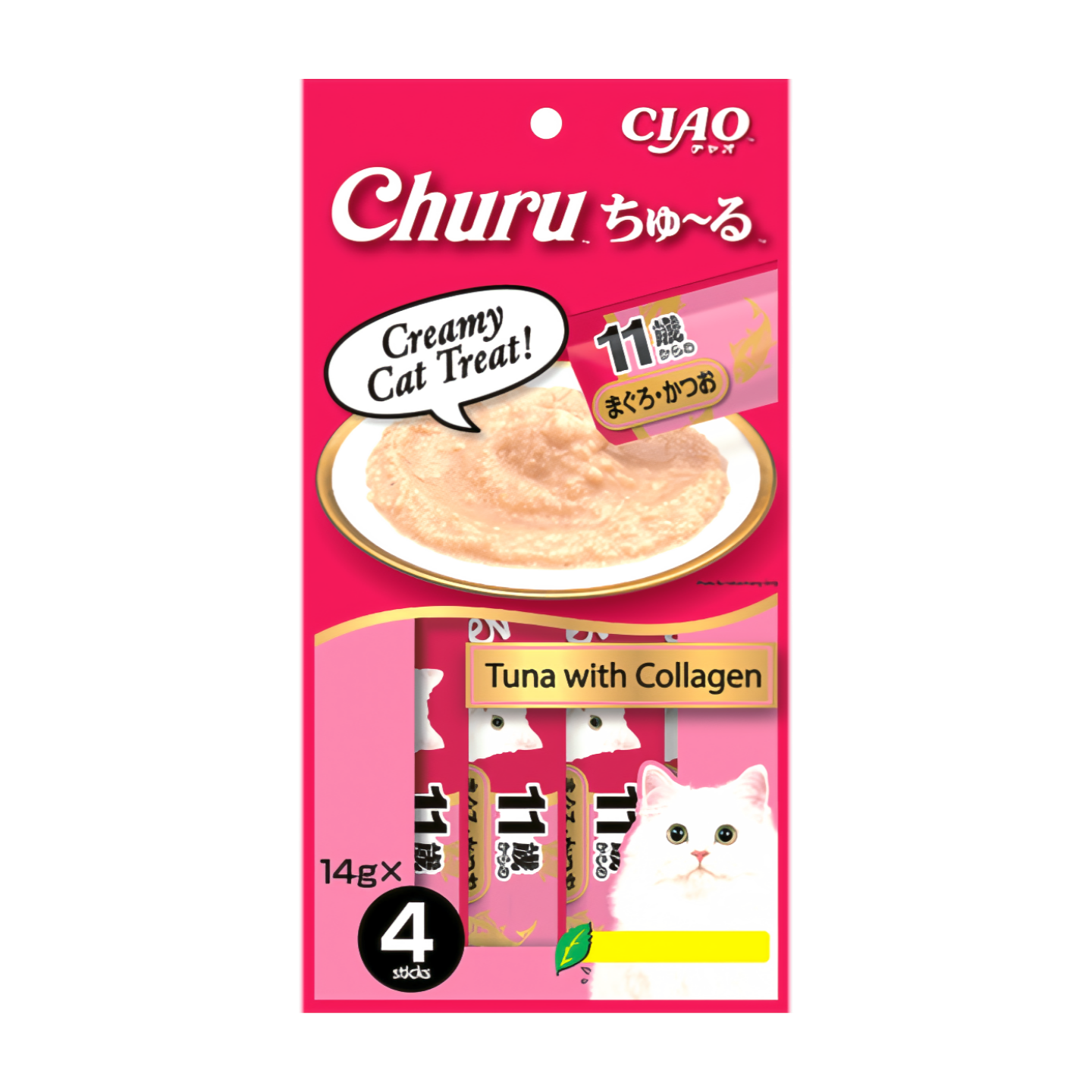 CIAO Churu Tuna with Collagen Cat Treats SC-74