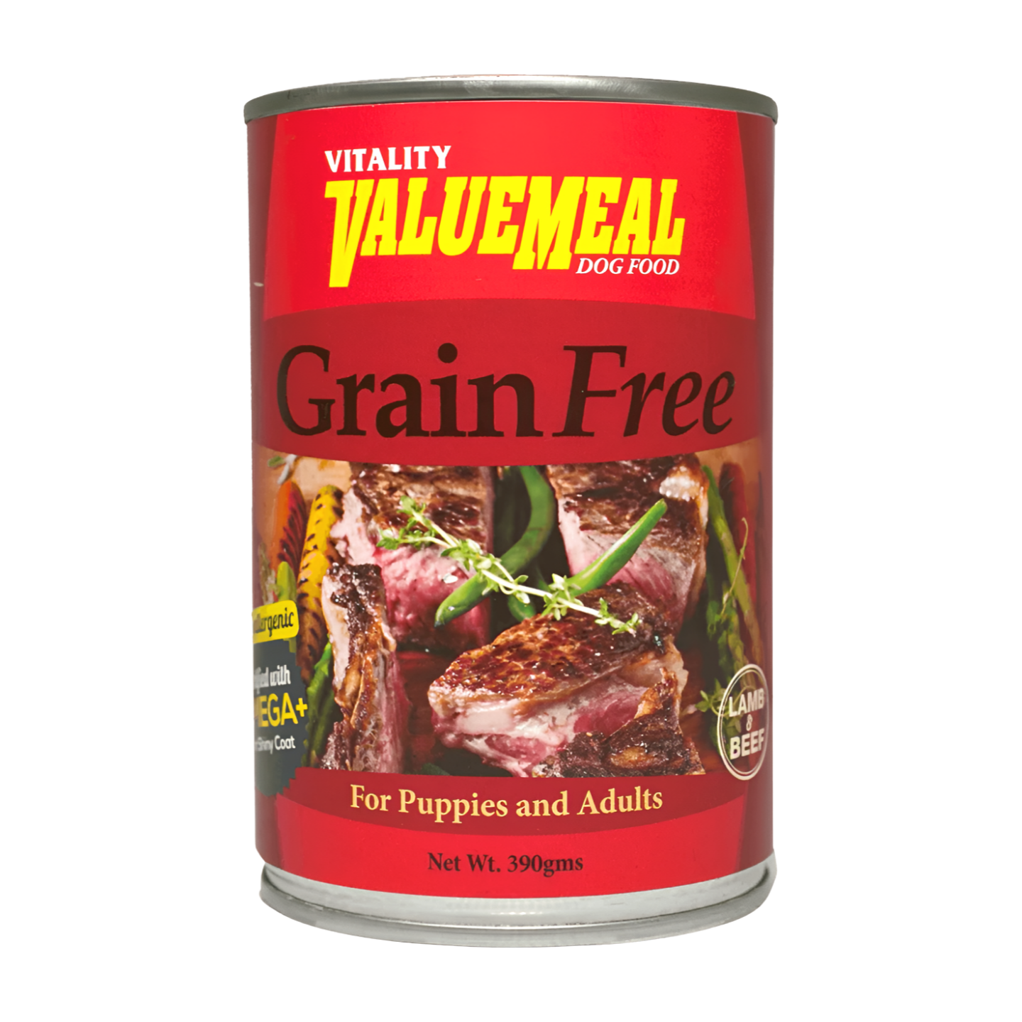 Vitality Can Wet Dog Food Grain Free 390g