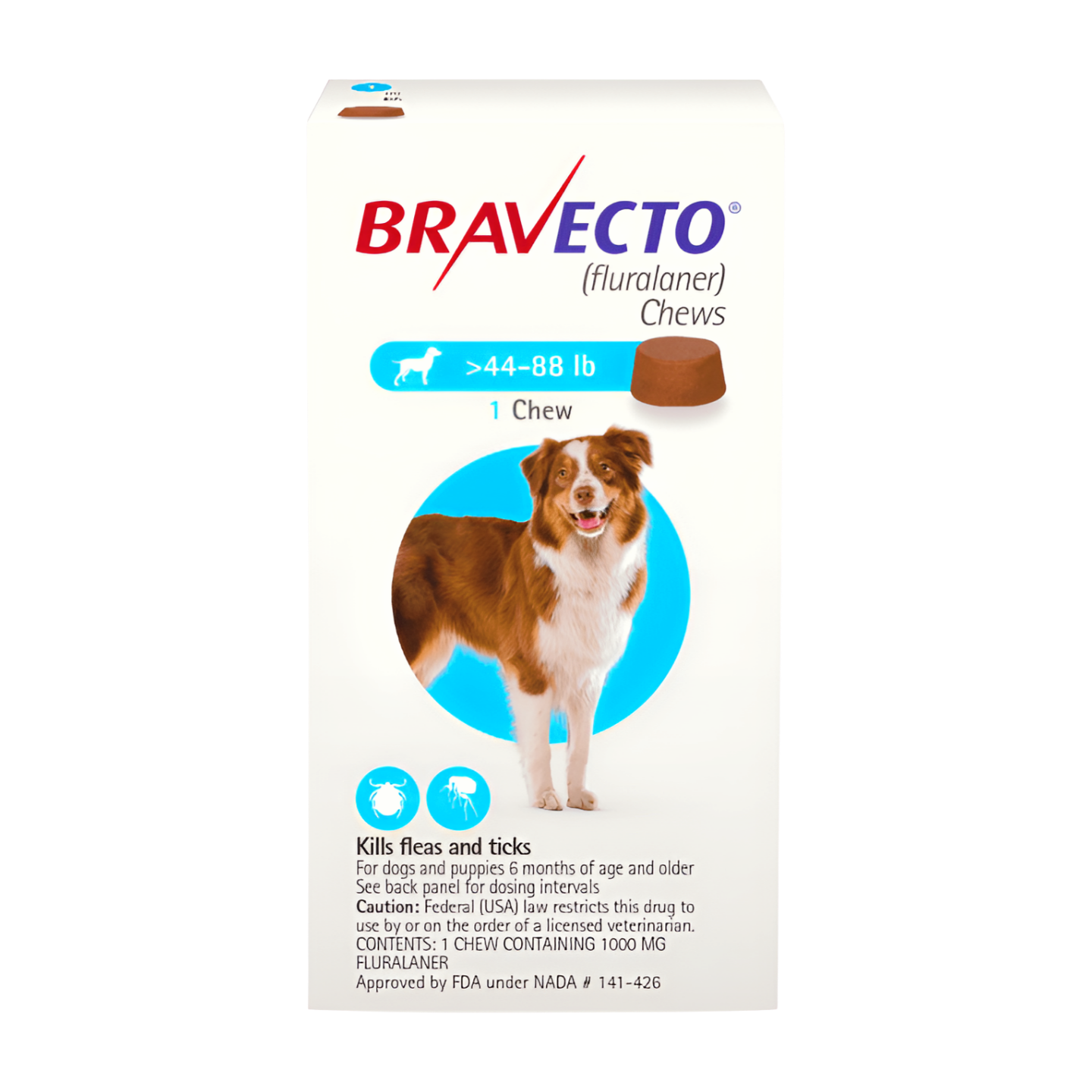 Bravecto 20 to 40kg for Dogs