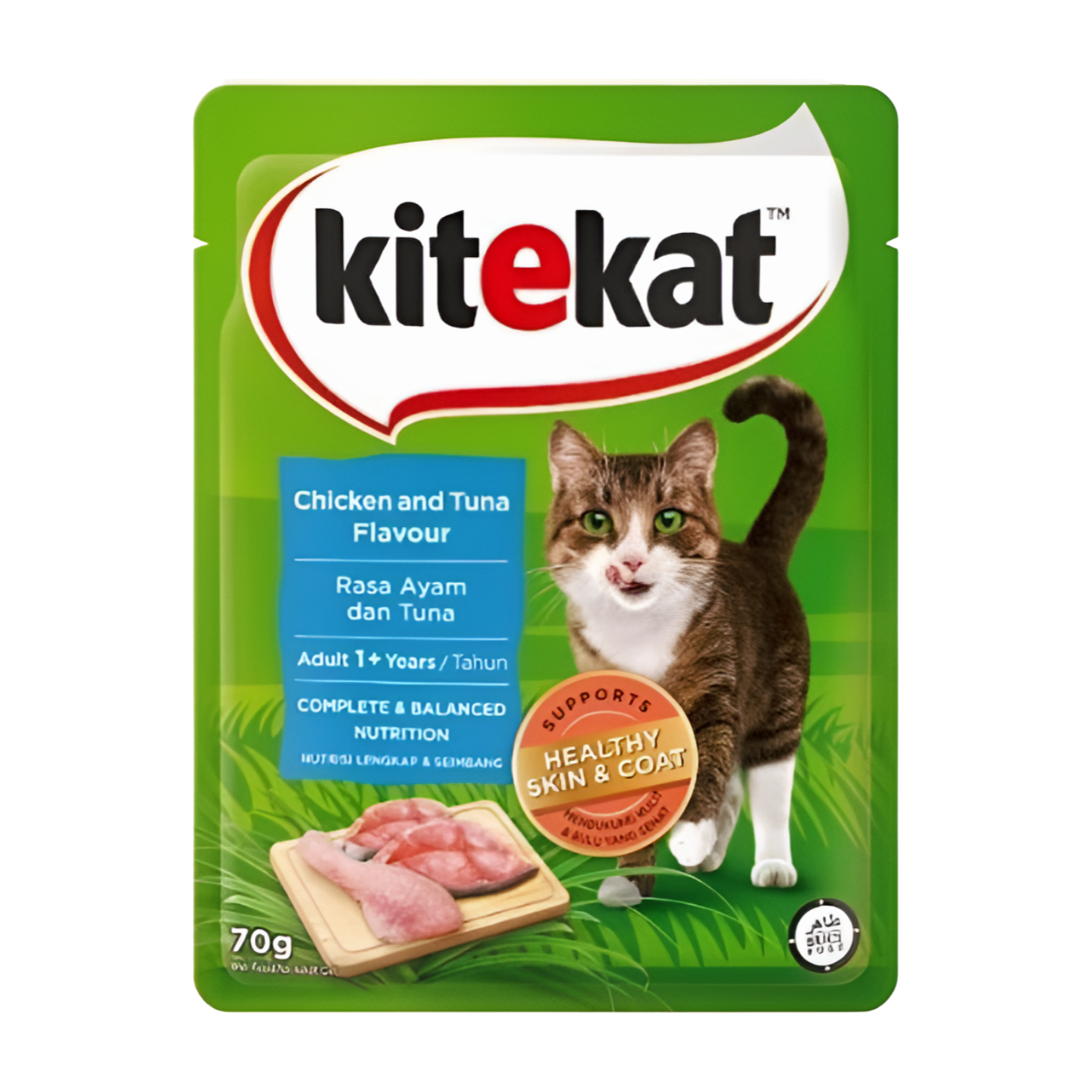 Kitekat Pouch Wet Cat Food Chicken & Tuna 70g