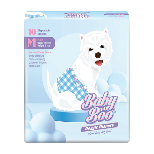 Baby Boo Male Dog Diaper Medium