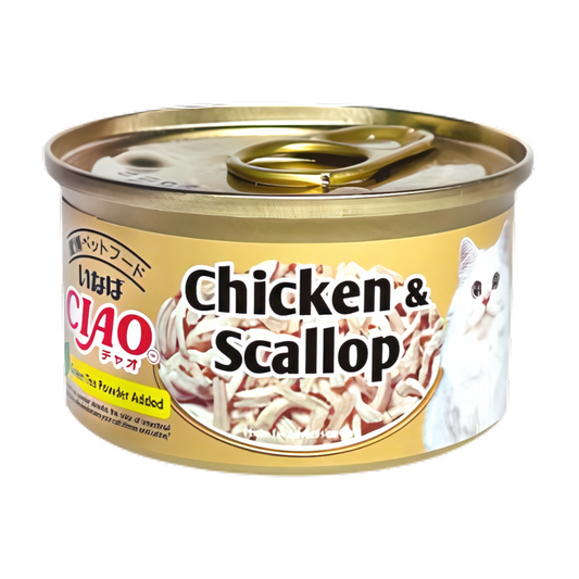 CIAO Chicken Fillet and Scallop in Jelly Cat Food C-21