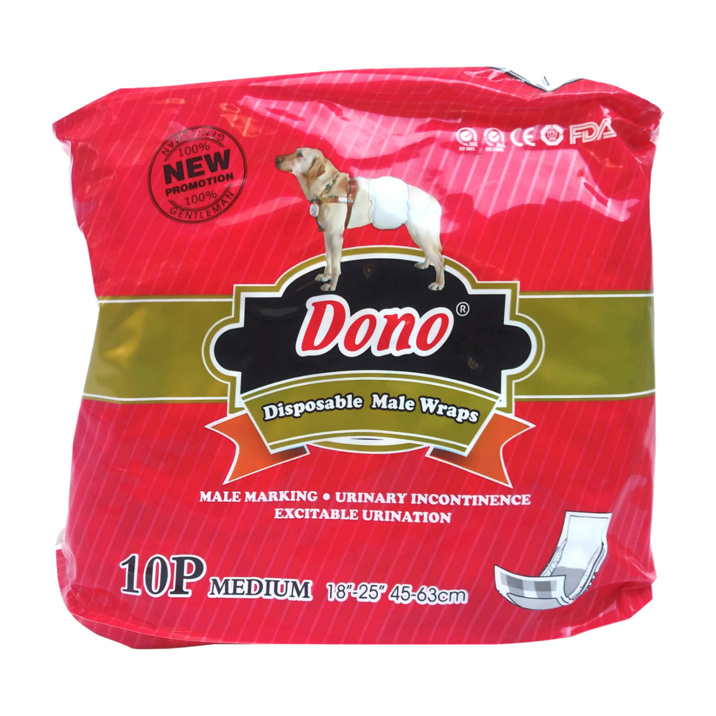 Dono Male Dog Diaper Medium