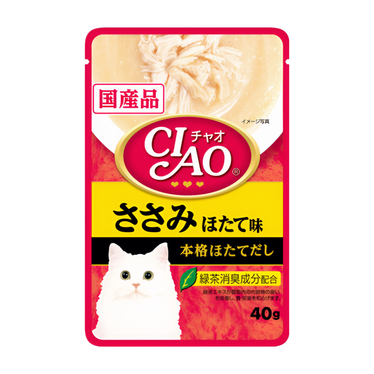 CIAO Chicken Fillet Scallop Flavor Cat Treats IC-205