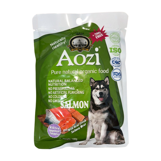 Aozi Dog Wet Food Pouch 100g Salmon Flavor