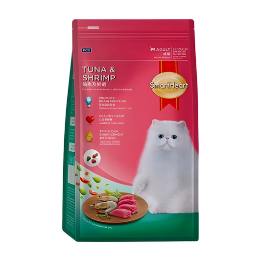 SmartHeart Dry Cat Food Tuna & Shrimp 1.2kg