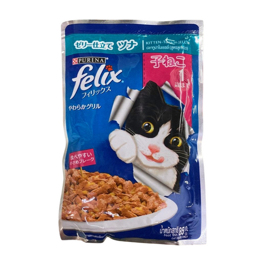 Felix Kitten Wet Cat Food Pouch Tuna 85g
