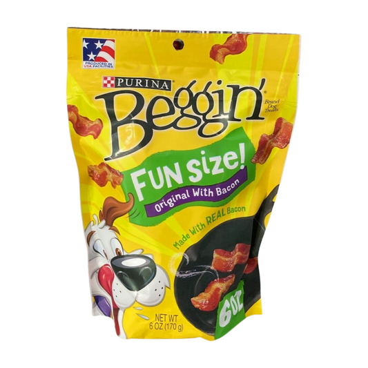 Beggin' Fun Size Bacon Dog Treats 6oz