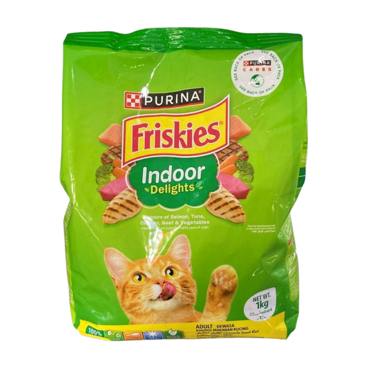 Friskies Dry Cat Food Indoor Delights 1.1kg Purina
