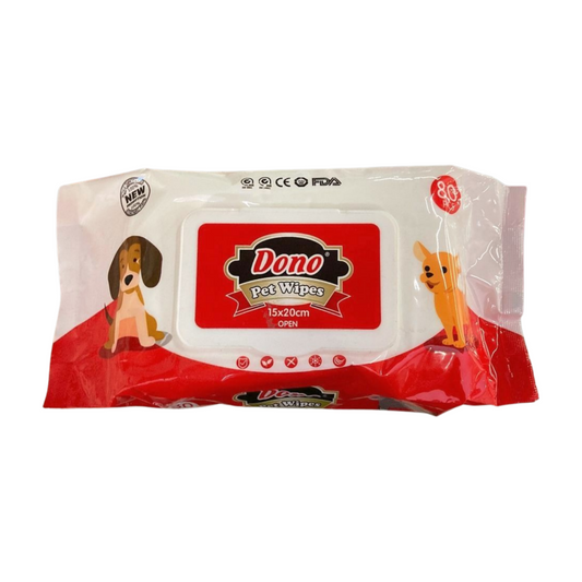 Dono Pet Wipes (80 leaves)