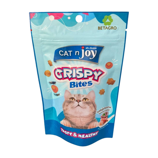 Cat n Joy Crispy Bites Seafood Cocktail Cat Treats 60g