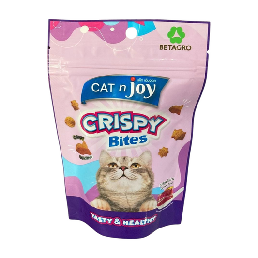 Cat n Joy Crispy Bites Grilled Tuna Cat Treats 60g