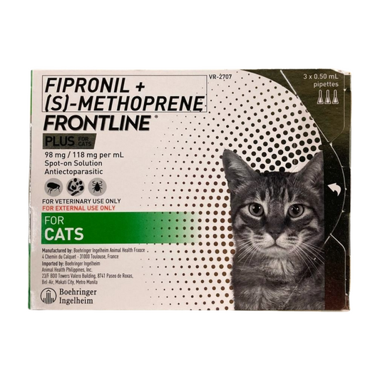 Frontline+ for Cats 8 weeks and older (1 pipette)