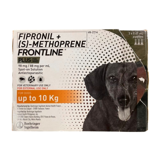 Frontline+ for Dogs up to 10kg (1 pipette)