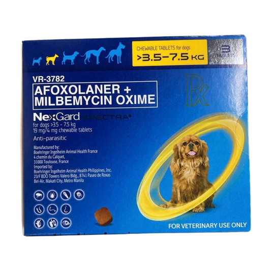 Nexgard Spectra 3.5 to 7.5kg (1 chewable)