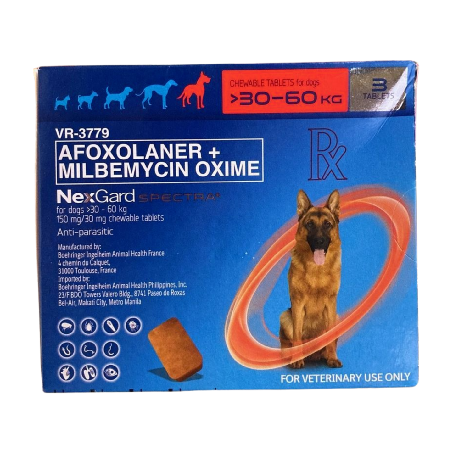 Nexgard Spectra 30 to 60kg (1 chewable)