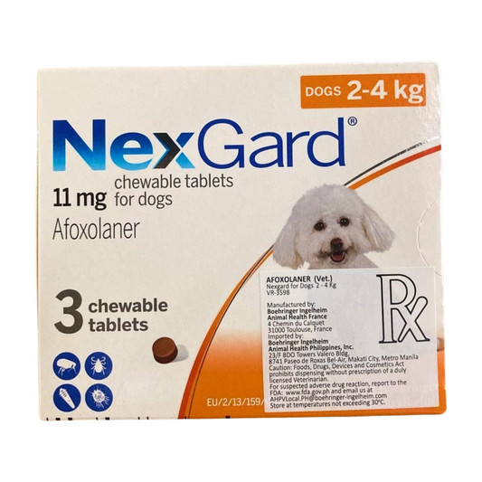 Nexgard Small 2 to 4kg (1 chewable)