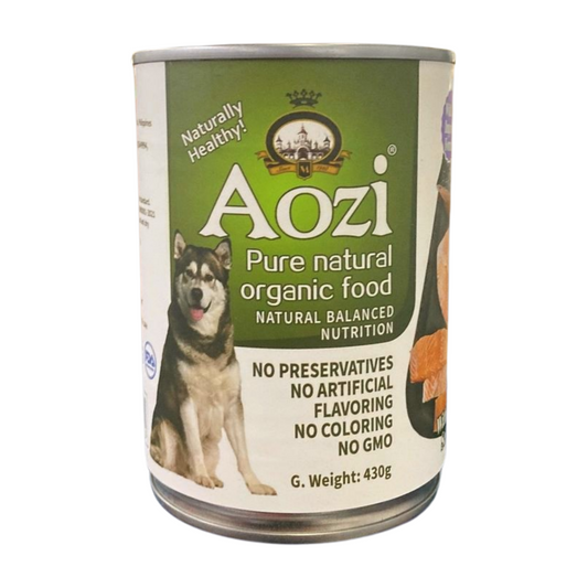 AOZI Can Wet Dog Food Salmon 430g