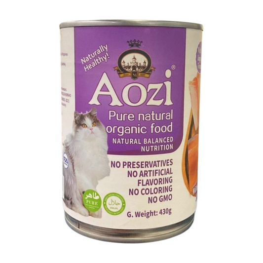 AOZI Can Wet Cat Food Salmon 430g