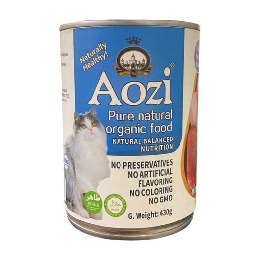AOZI Can Wet Cat Food Tuna & Chicken 430g