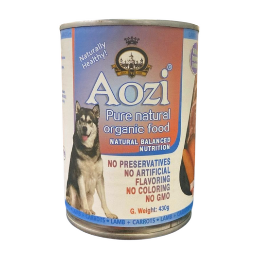 AOZI Can Wet Dog Food Lamb & Carrots 430g