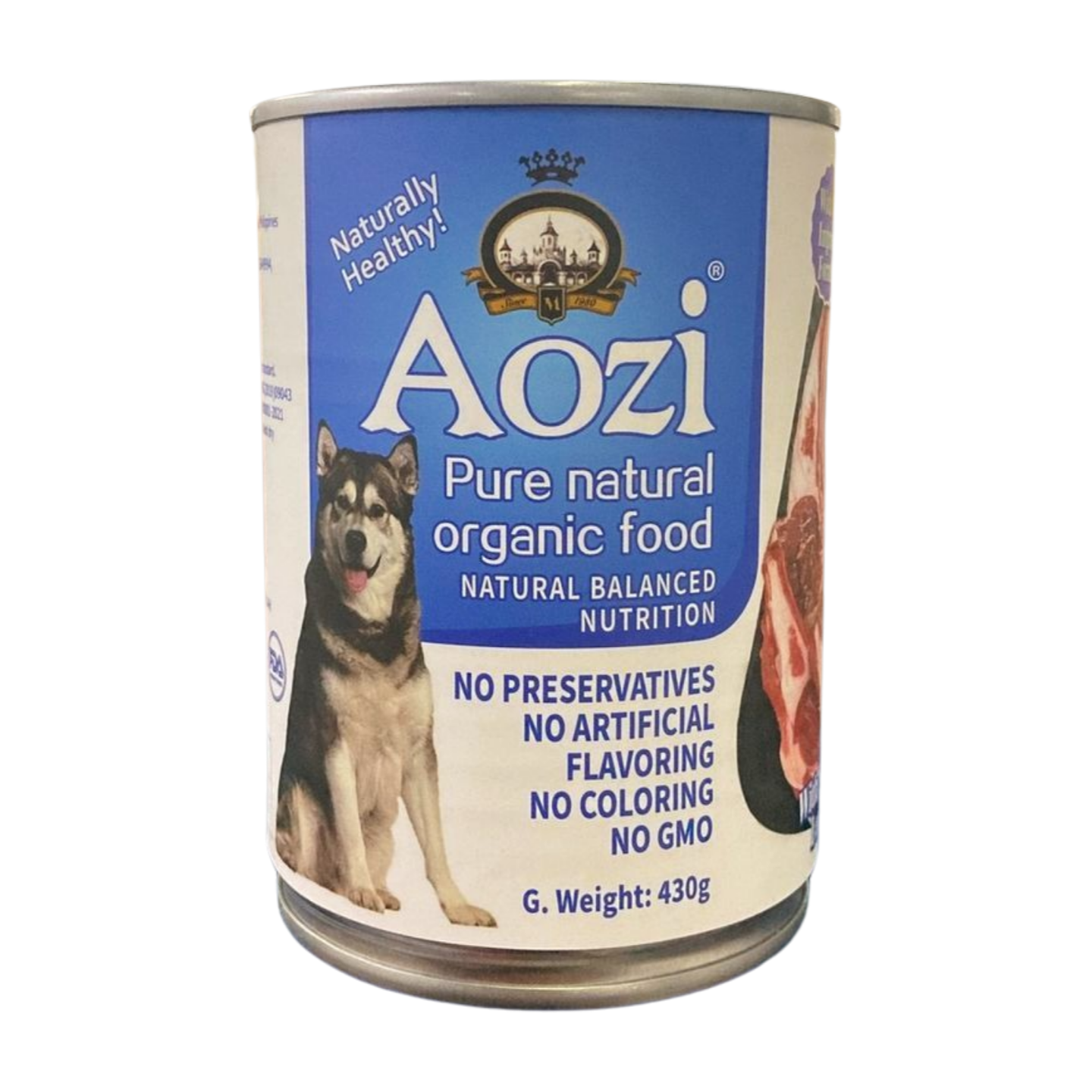 AOZI Can Wet Dog Food Lamb 430g