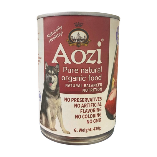AOZI Can Wet Dog Food Beef & Liver 430g