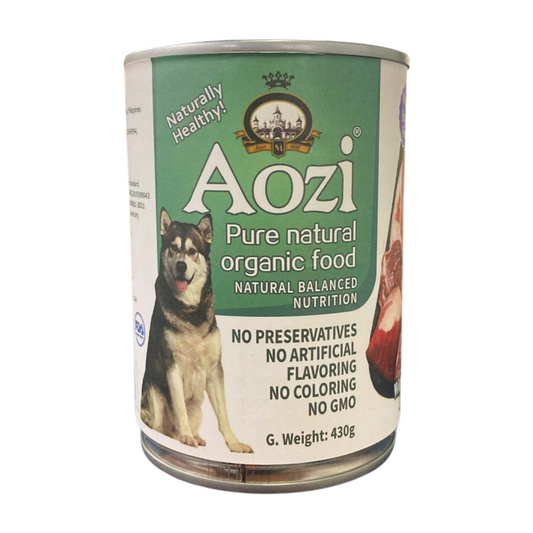 AOZI Can Wet Dog Food Lamb & Liver 430g