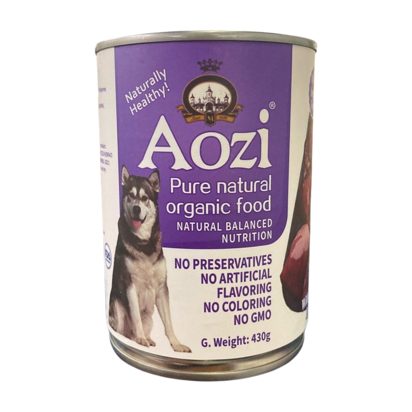 AOZI Can Wet Dog Food Liver 430g