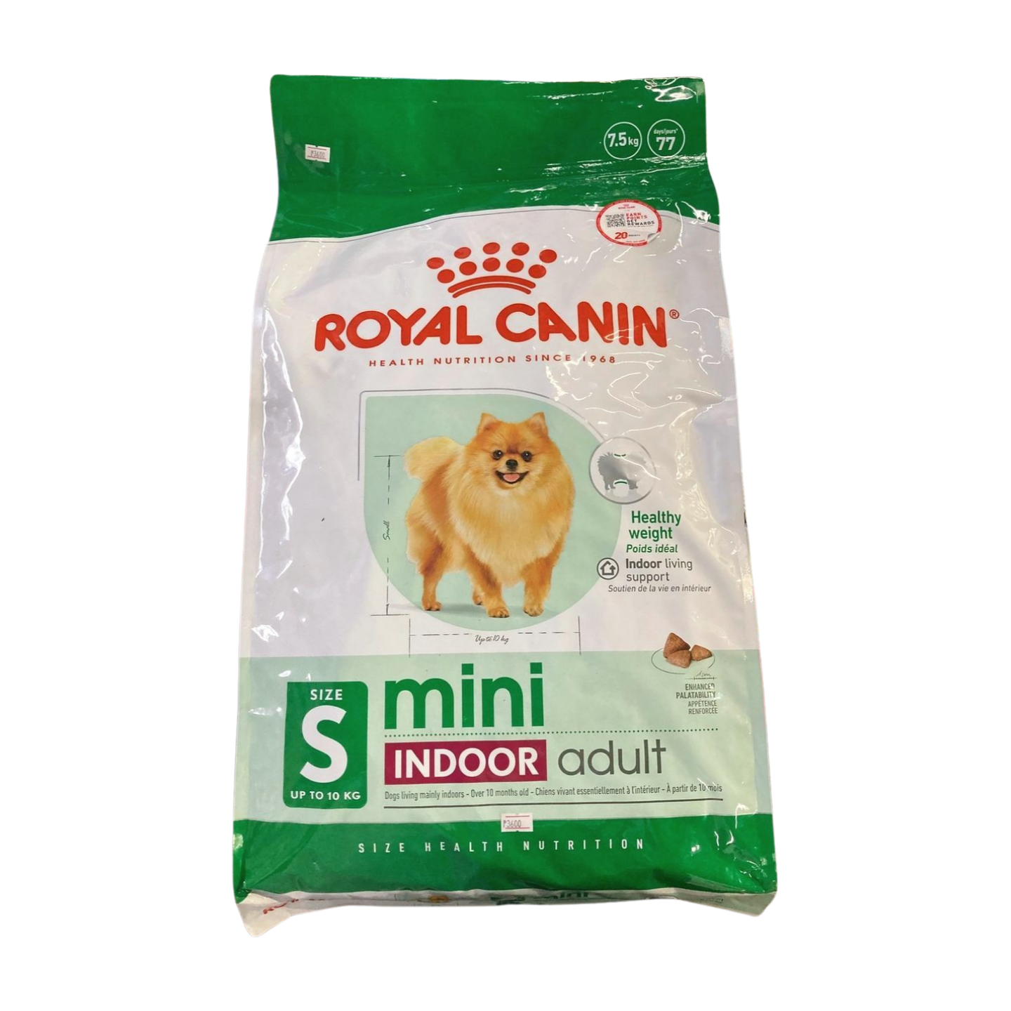 Royal Canin SHN Dry Dog Food Mini Indoor Adult 7.5kg
