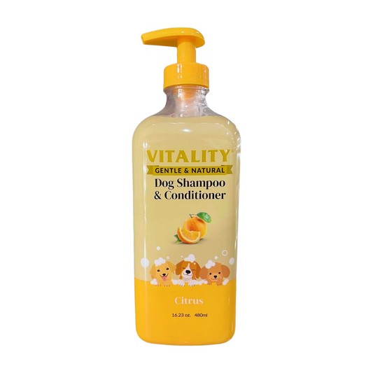 Vitality Dog Shampoo & Conditioner Citrus 480ml