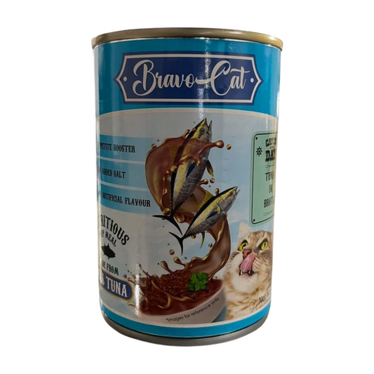 Bravo Cat Can Wet Food Tuna in Broth 400g
