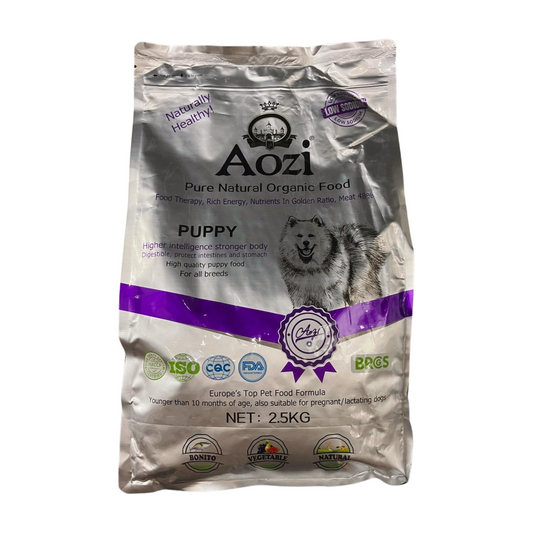 Aozi Beef Puppy Dry Dog Food 2.5kg