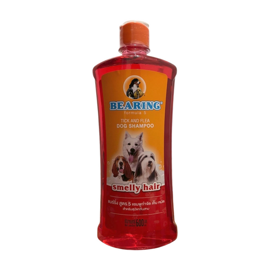 Bearing Tick & Flea Dog Shampoo for Smelly Hair 600ml