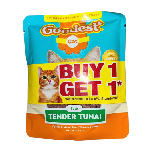 Goodest B1G1 Wet Cat Food Pouch Tender Tuna 85g