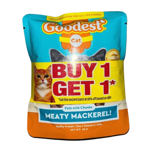 Goodest B1G1 Wet Cat Food Pouch Meaty Mackerel 85g