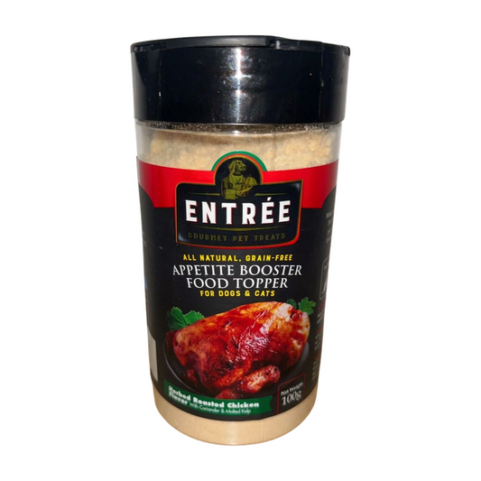 Entree Appetite Booster Food Topper for Dogs & Cats Roasted Chicken 100g