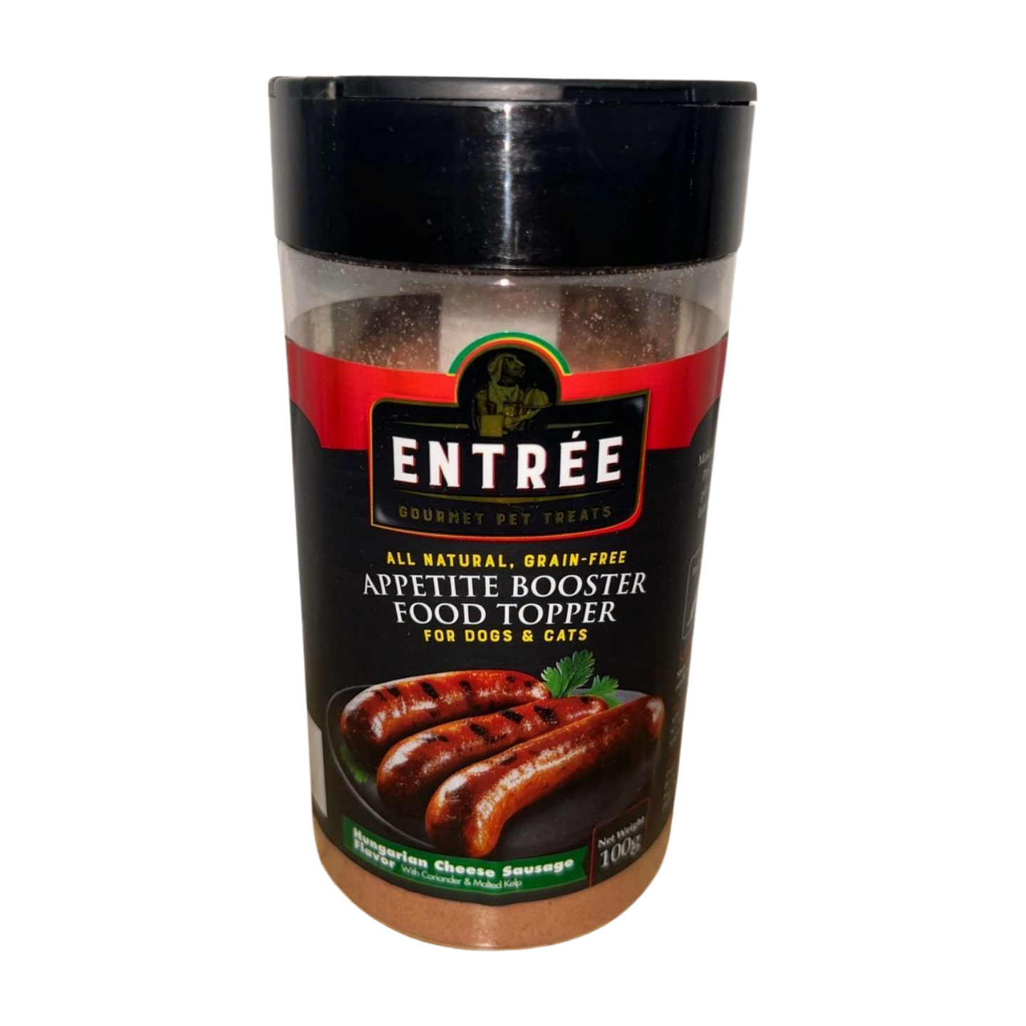 Entree Appetite Booster Food Topper for Dogs & Cats Hungarian Cheese Sausage 100g