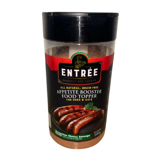 Entree Appetite Booster Food Topper for Dogs & Cats Hungarian Cheese Sausage 100g