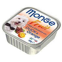 Monge Fruit Duck & Orange Wet Dog Food 100g