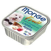 Monge Fruit Lamb & Apple Wet Dog Food 100g