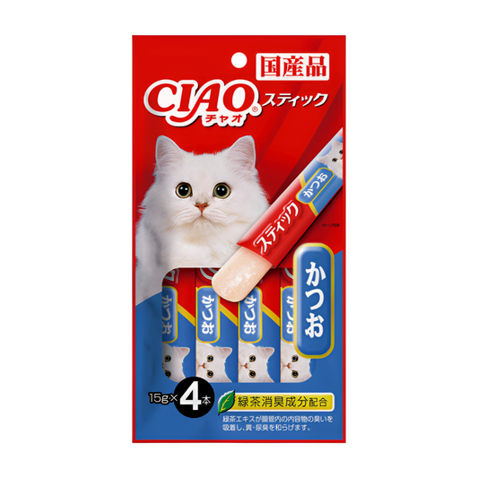 CIAO Stick Tuna (Katsuo) in Jelly Cat Treats SC-82