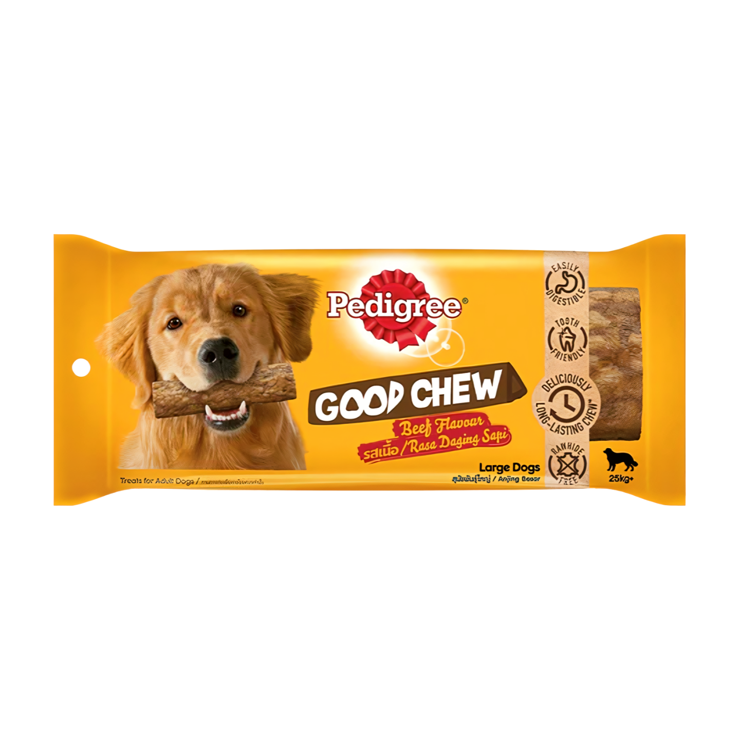 Pedigree Good Chew Beef Dog Treats Large 138g